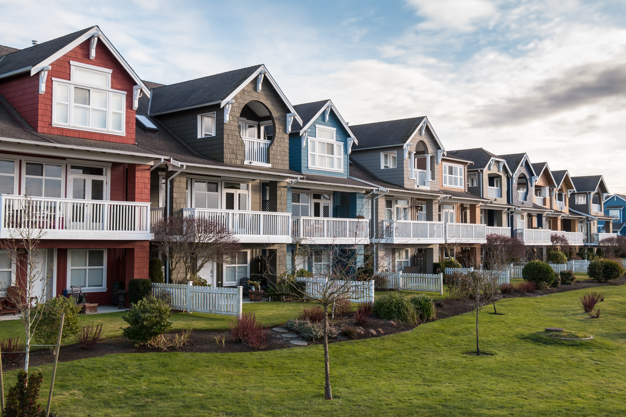 a row of houses