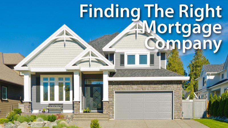 types of mortgage companies