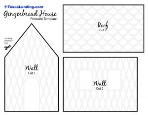 Gingerbread House Template Printable from www.texaslending.com