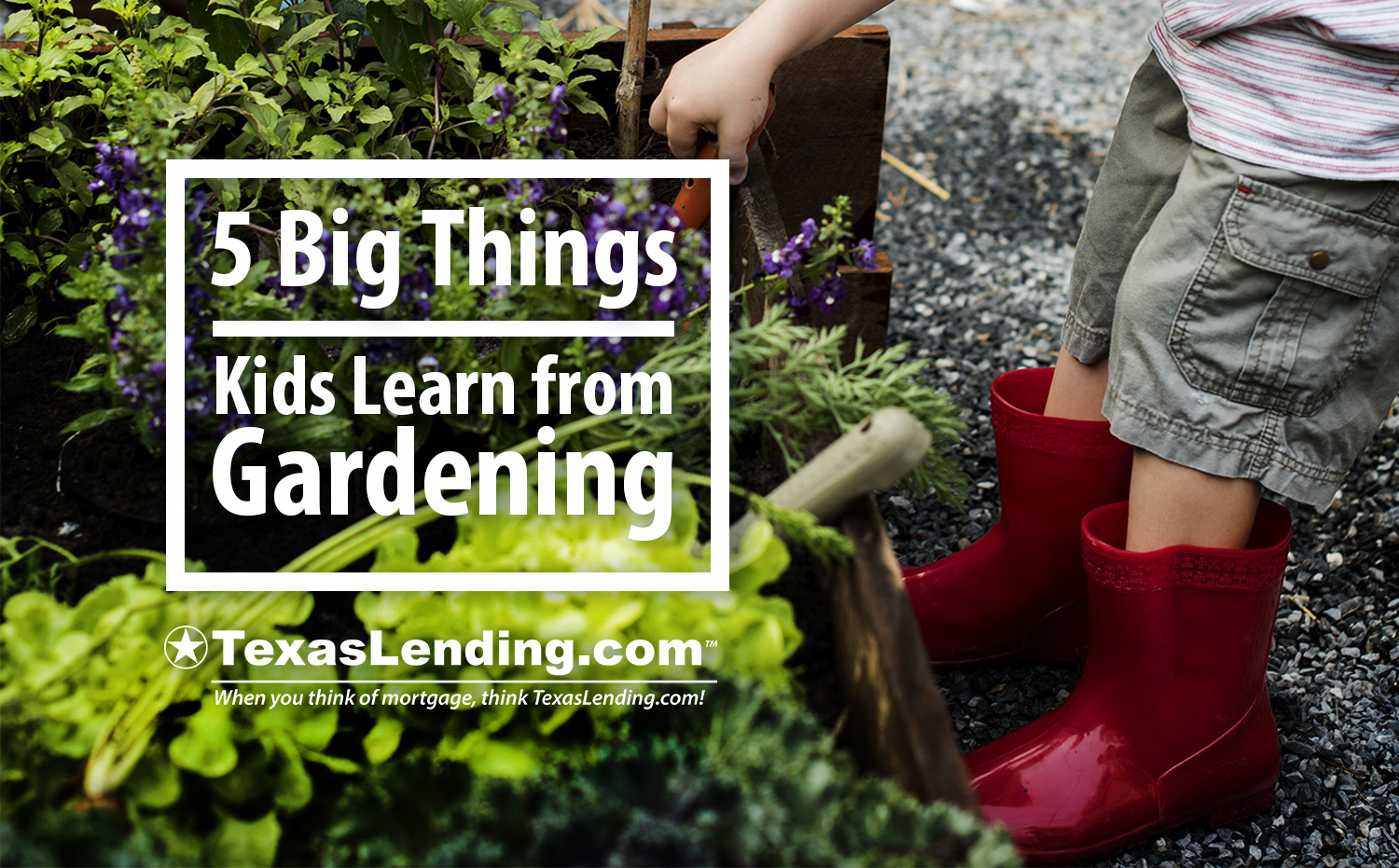 kids learn by Gardening