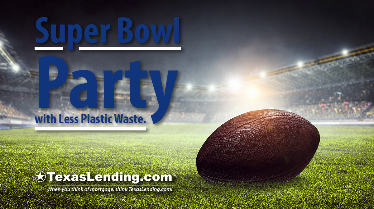 Super Bowl Party with less plastic waste