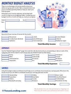 Monthly Budget Analysis