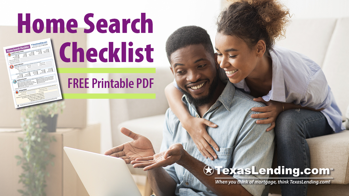 home search checklist