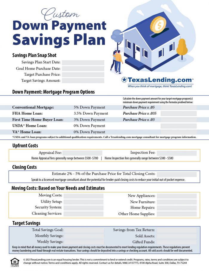 Down Payment Savings Plan